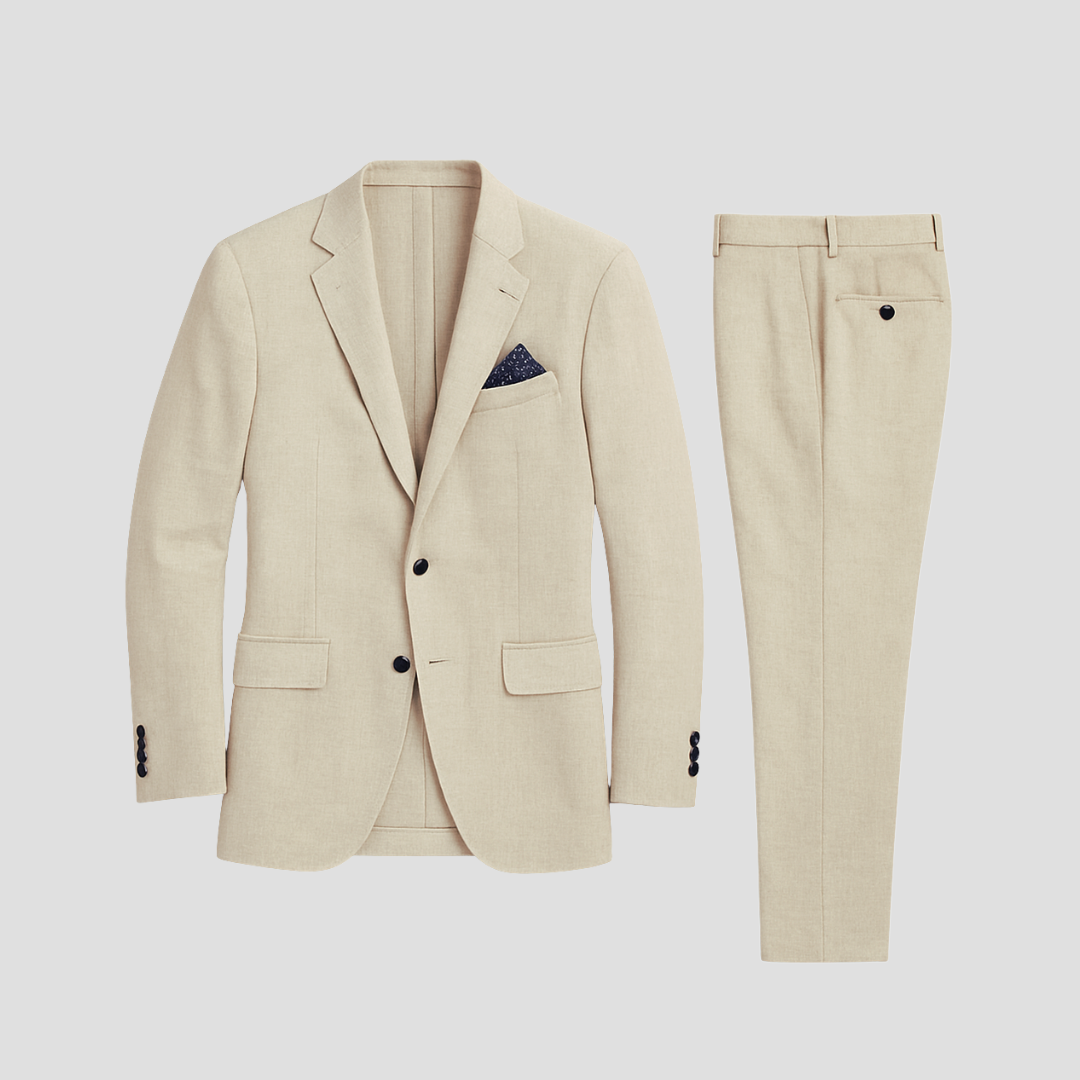Ties - Slim fit herenpak met rechte pijpen