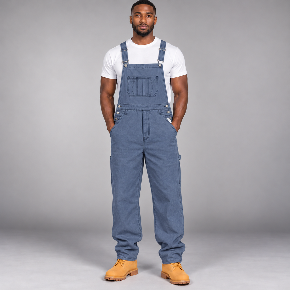 Giel - Casual denim overall voor heren