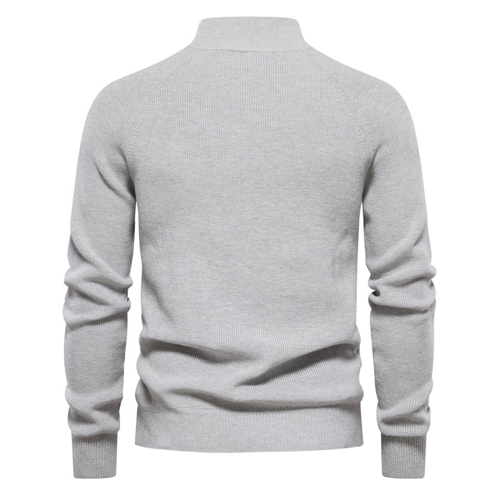 Lars - Klassieke half-zip trui voor heren