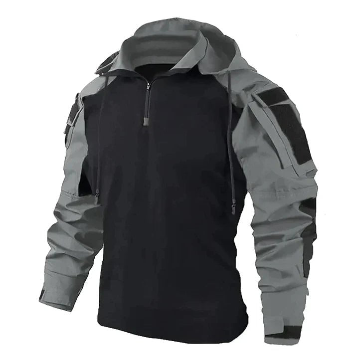 Lars - Tactische pullover met capuchon voor heren