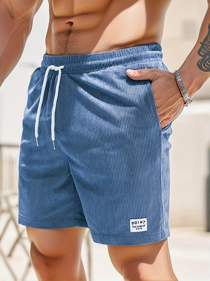 Dennis - Luchtige casual short met trekkoord voor heren