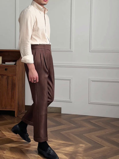 Roland - Stijlvolle herenpantalon met plooien
