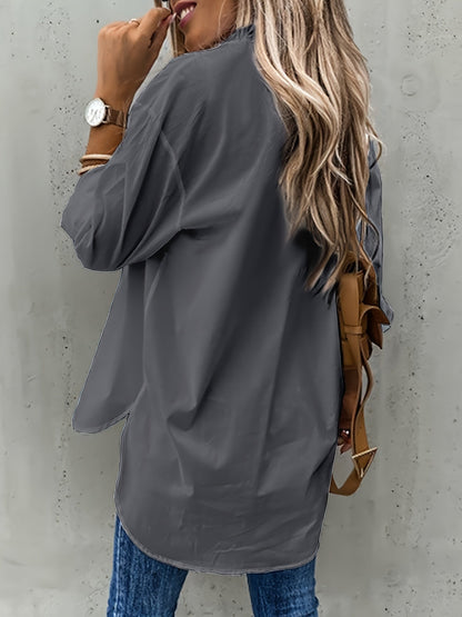CHIQUE LANGERMIG SHIRT VOOR VROUWEN