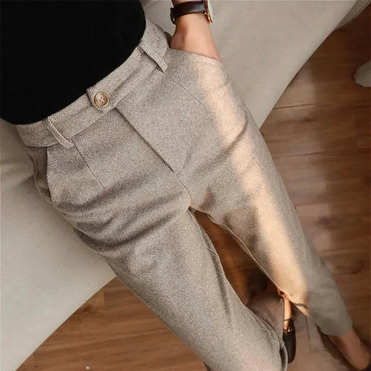 Oscar - Stijlvolle pantalon met hoge taille voor heren