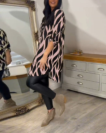 CHIQUE GEDRUKT BLOUSE VOOR VROUWEN