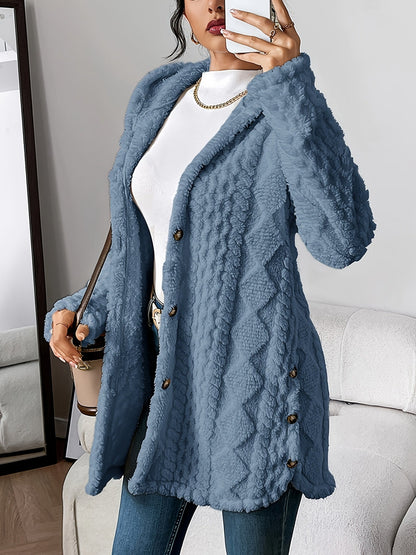 Adriana | Plush Hooded Cardigan