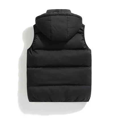Ruben - Gewatteerde bodywarmer met capuchon voor heren