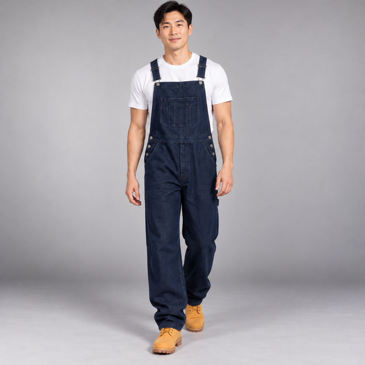 Giel - Casual denim overall voor heren