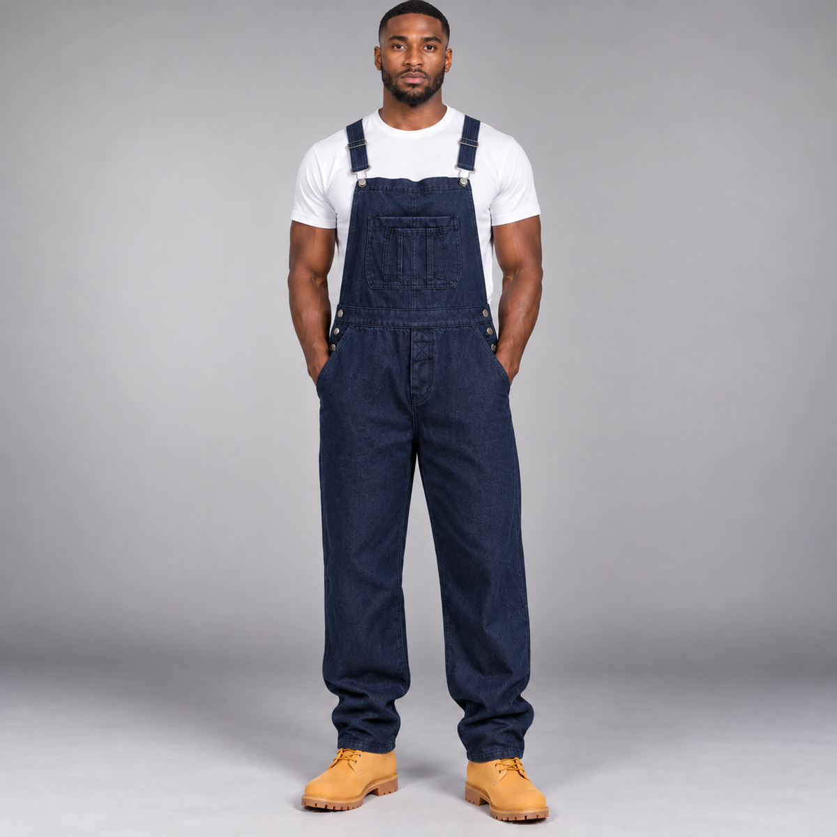 Giel - Casual denim overall voor heren