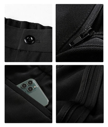 Beaumont - Losvallende pantalon met plooien voor heren