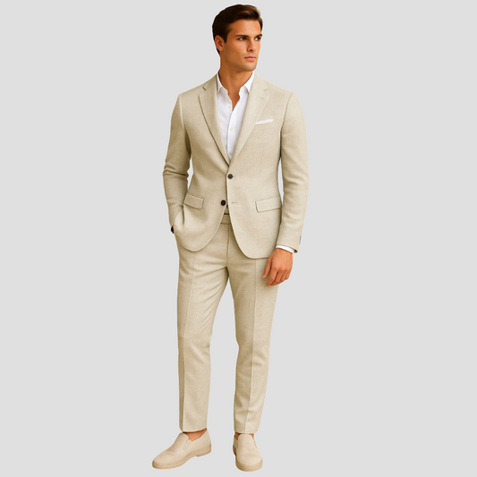 Ties - Slim fit herenpak met rechte pijpen