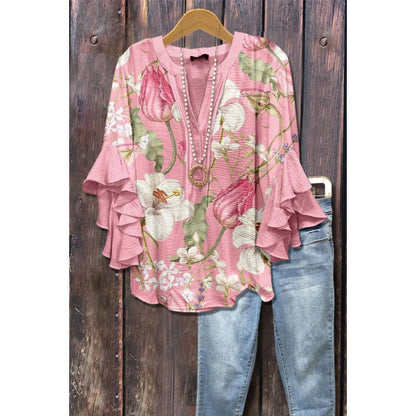 BLOUSE MET VOLANTEN VOOR VROUWEN