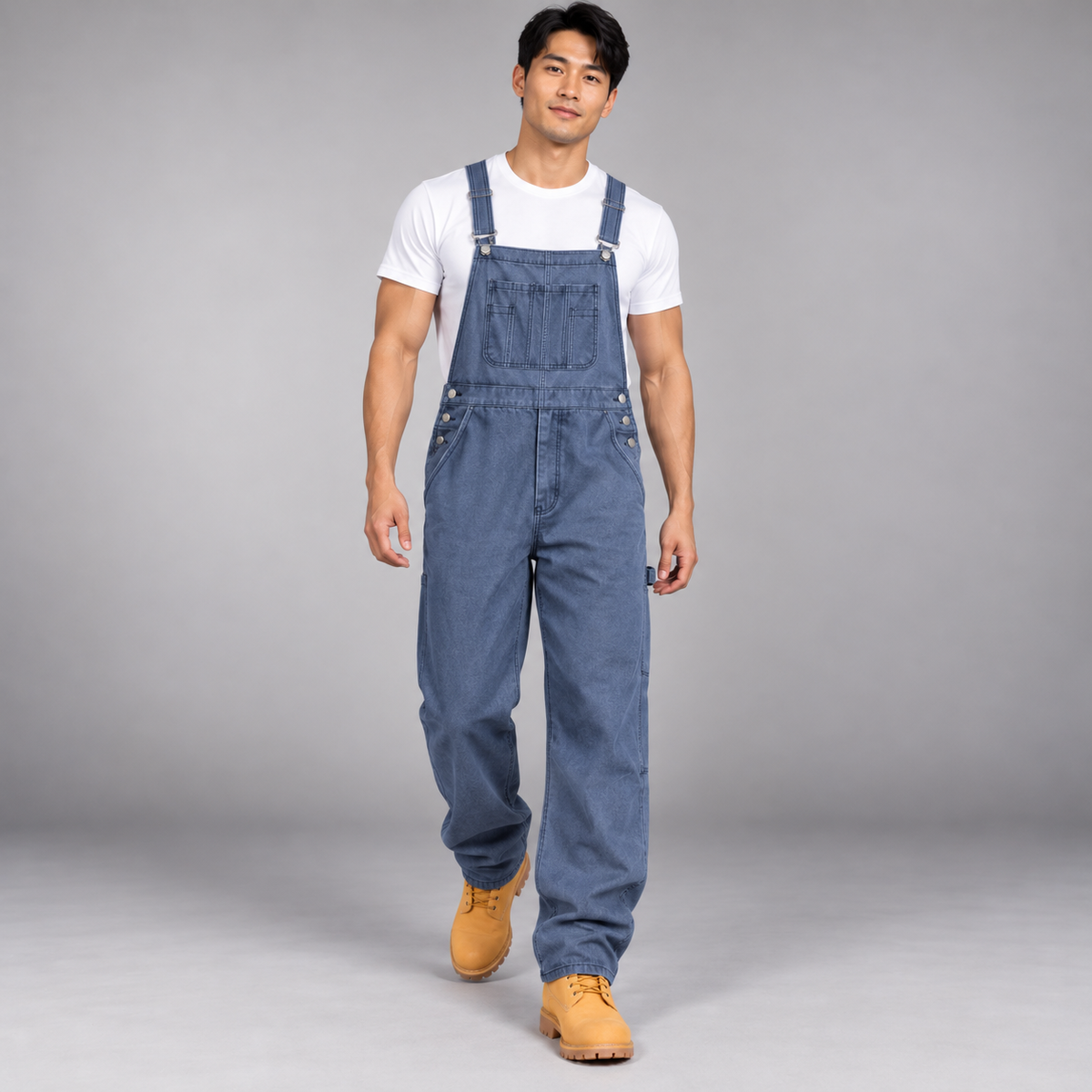 Giel - Casual denim overall voor heren