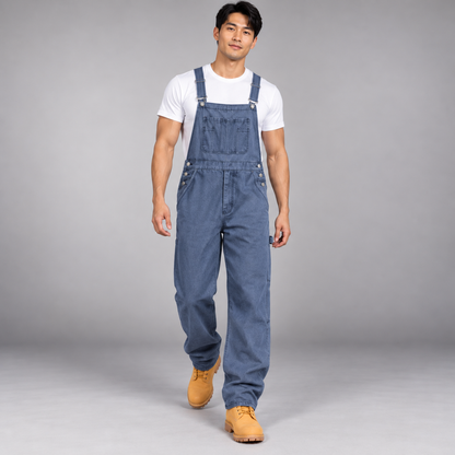 Giel - Casual denim overall voor heren