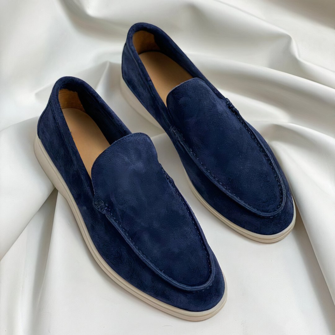 Kees - Vintage leren herenloafers met chunky zool