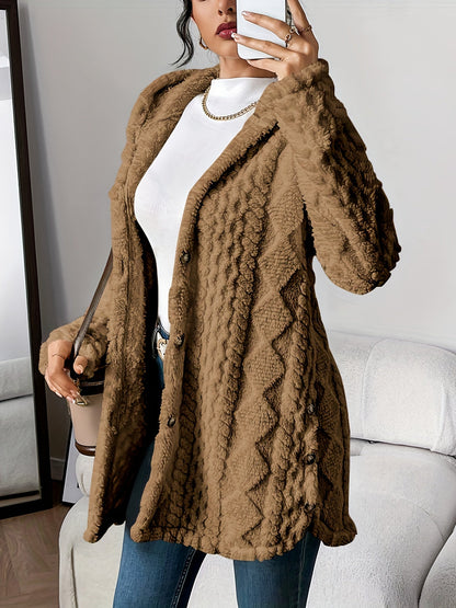 Adriana | Plush Hooded Cardigan