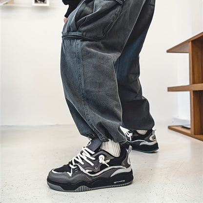 Aron - Sportieve herensneakers met dikke zool