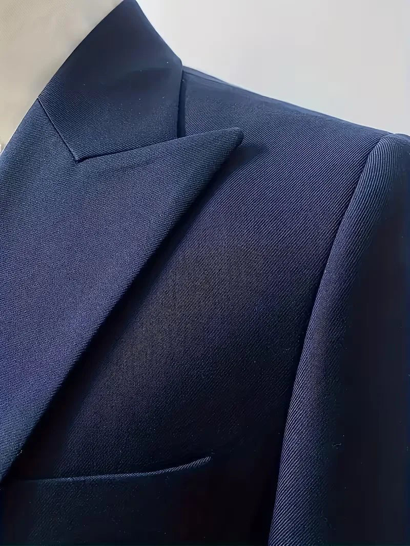 Dennis - Slim fit drie-delig herenpak