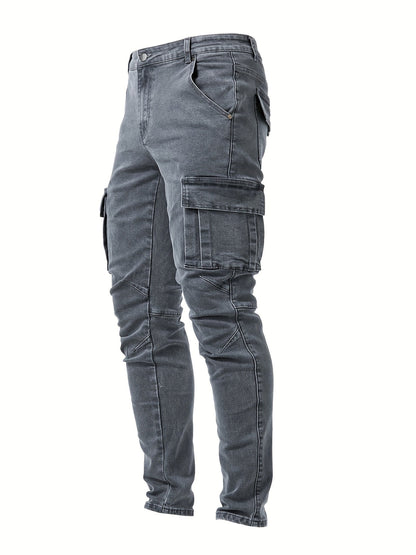Brooks - Slim fit cargo jeans voor heren