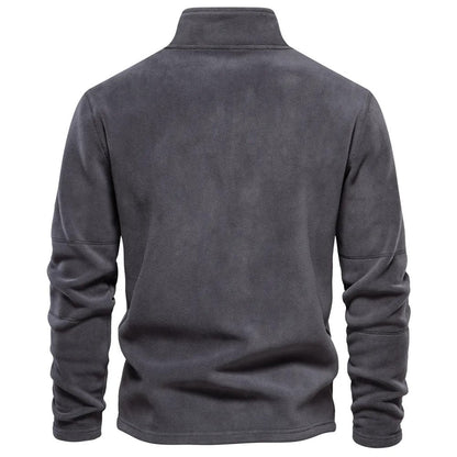 Waylon - Gebreide half-zip trui met opstaande kraag voor heren