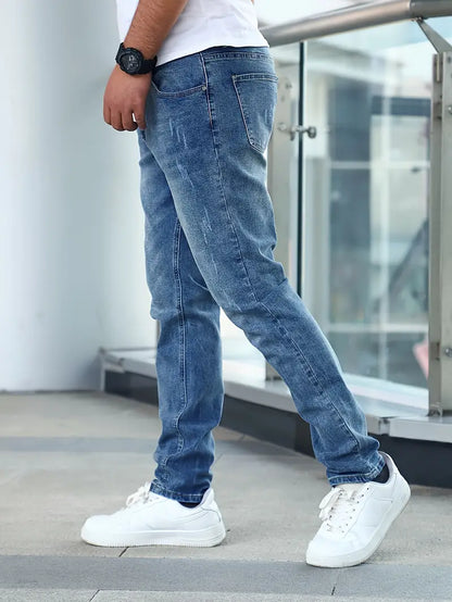 Dennis - Slim fit herenjeans met zakken