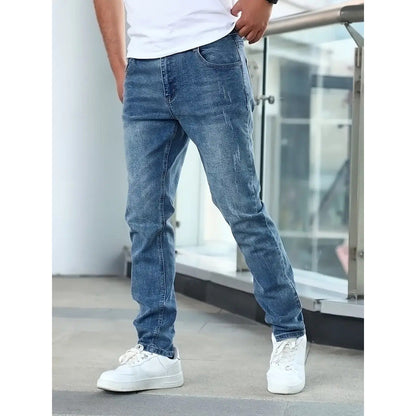 Dennis - Slim fit herenjeans met zakken