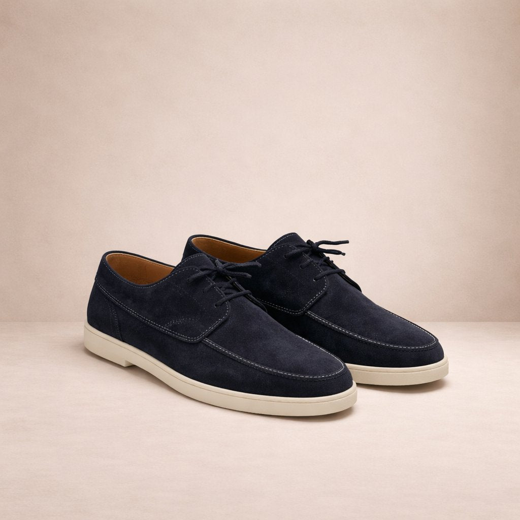 Gijs - Klassieke suède loafers voor heren