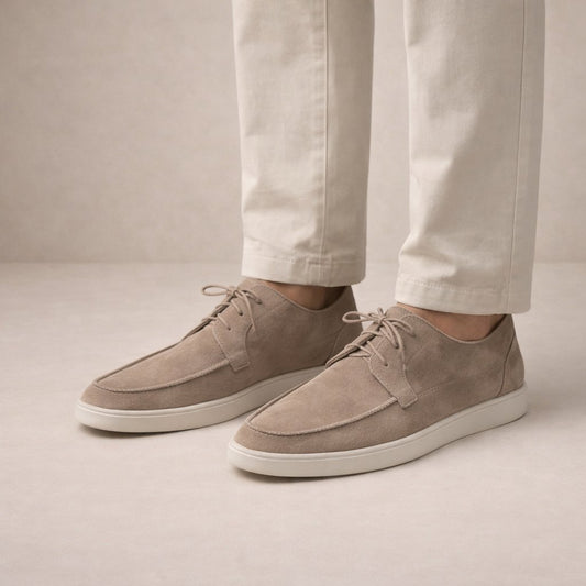 Gijs - Klassieke suède loafers voor heren