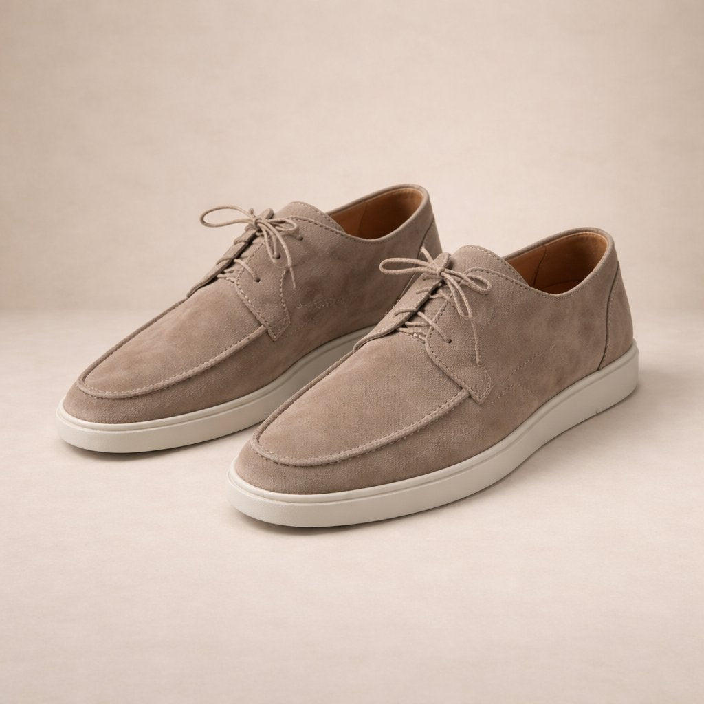 Gijs - Klassieke suède loafers voor heren