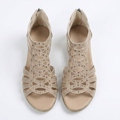 SANDALEN MET WEDGEHAK VOOR VROUWEN