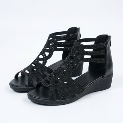 SANDALEN MET WEDGEHAK VOOR VROUWEN