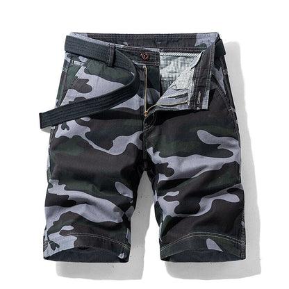 Jens - Casual camouflage cargo short voor heren