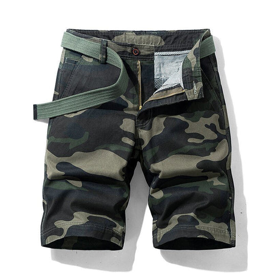 Jens - Casual camouflage cargo short voor heren