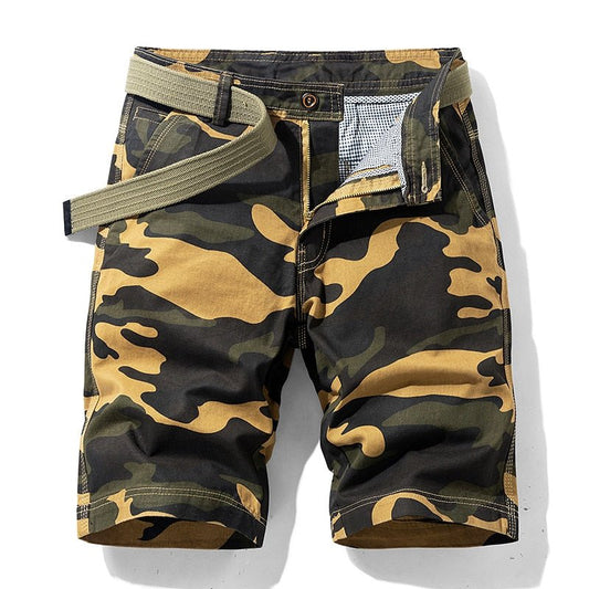 Jens - Casual camouflage cargo short voor heren