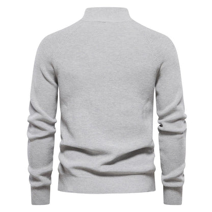 Lars - Klassieke half-zip trui voor heren
