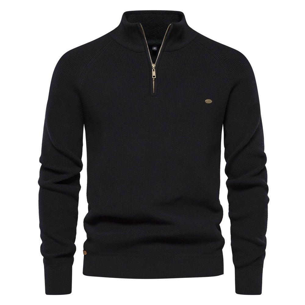 Lars - Klassieke half-zip trui voor heren