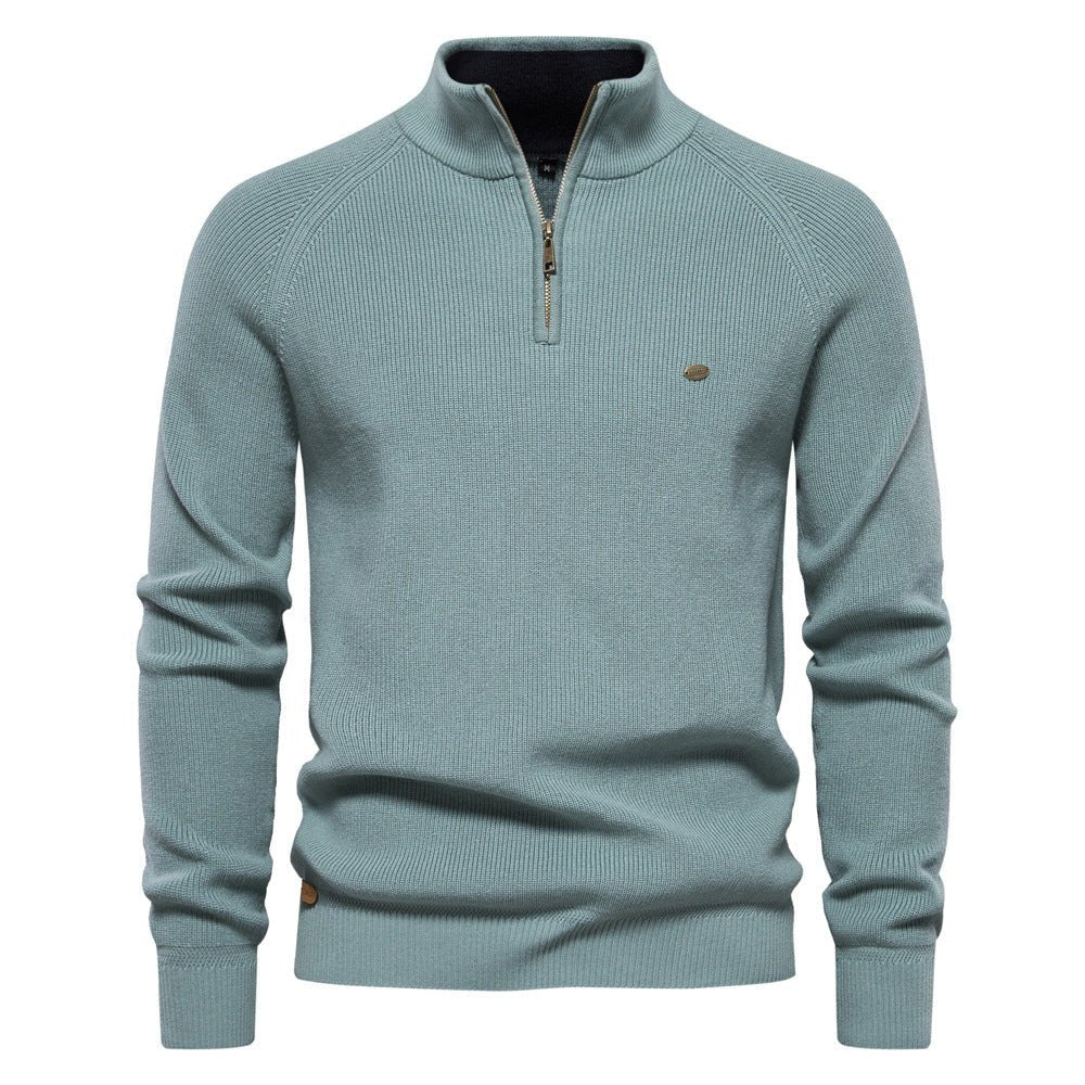 Lars - Klassieke half-zip trui voor heren