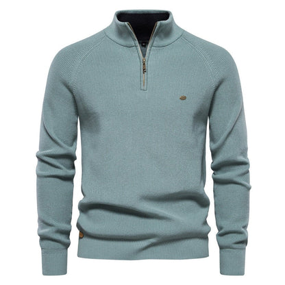 Lars - Klassieke half-zip trui voor heren