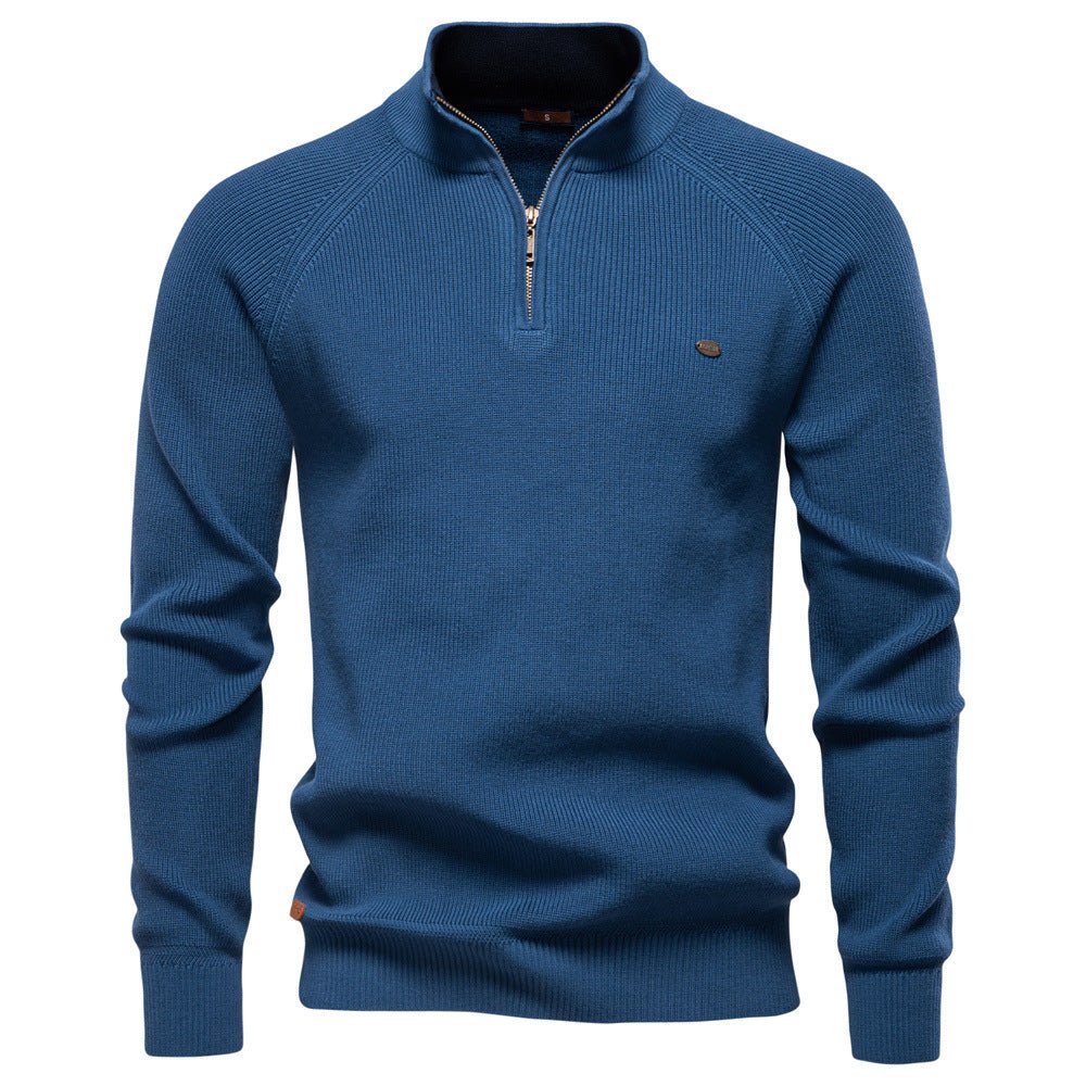Lars - Klassieke half-zip trui voor heren