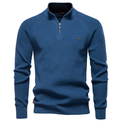 Lars - Klassieke half-zip trui voor heren