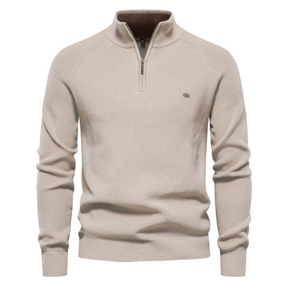 Lars - Klassieke half-zip trui voor heren