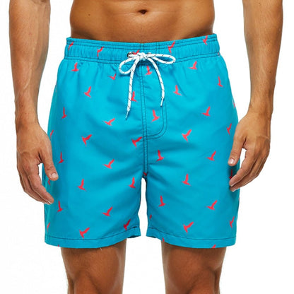 Sepp - Sneldrogende zomerse zwembroek met bananenprint voor heren