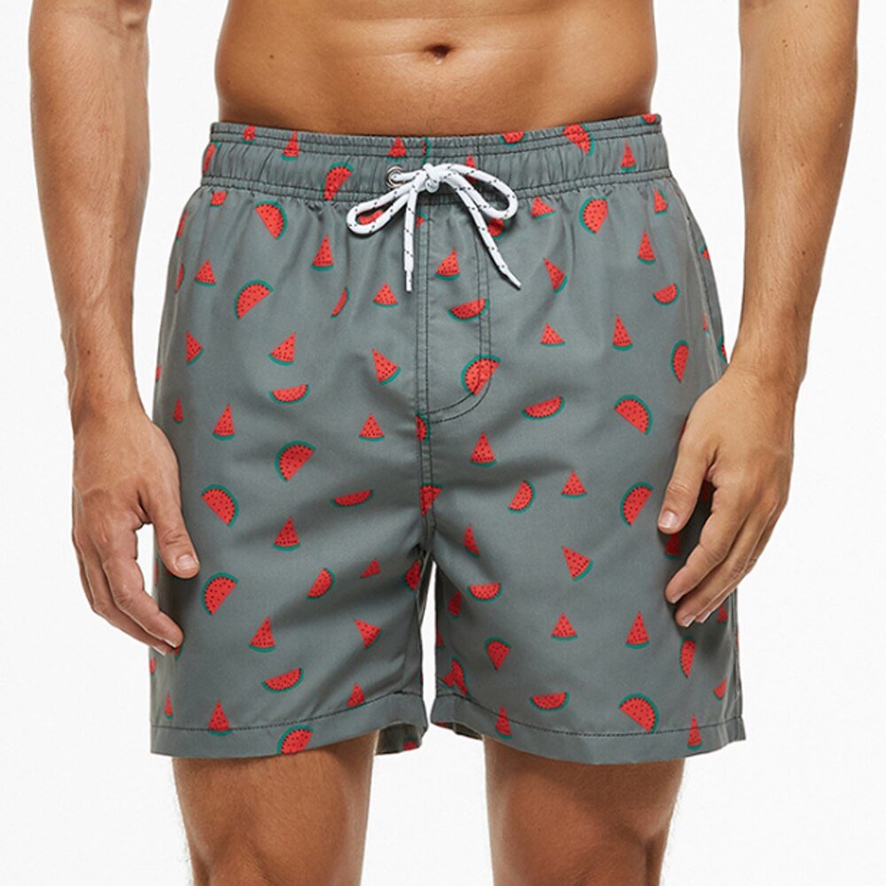 Sepp - Sneldrogende zomerse zwembroek met bananenprint voor heren