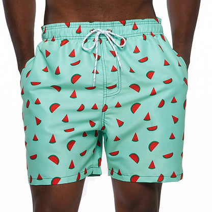 Sepp - Sneldrogende zomerse zwembroek met bananenprint voor heren
