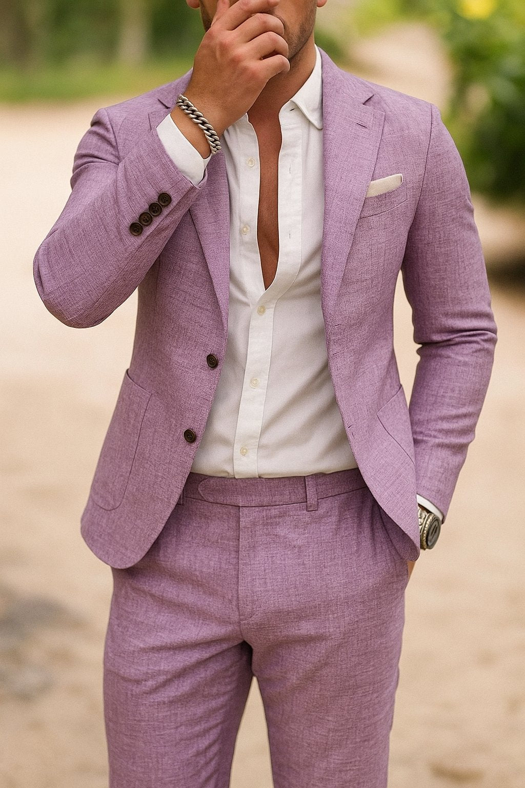 Niels - Stijlvolle slim fit blazer broek set voor heren