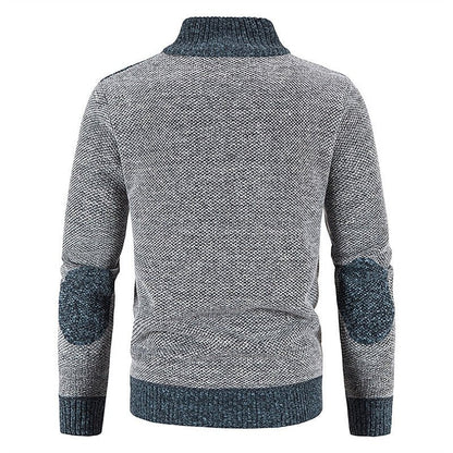 Guus - Warm wollen vest met rits voor heren