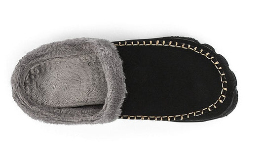 Sam - Warme gevoerde pantoffels met antislip zool voor heren