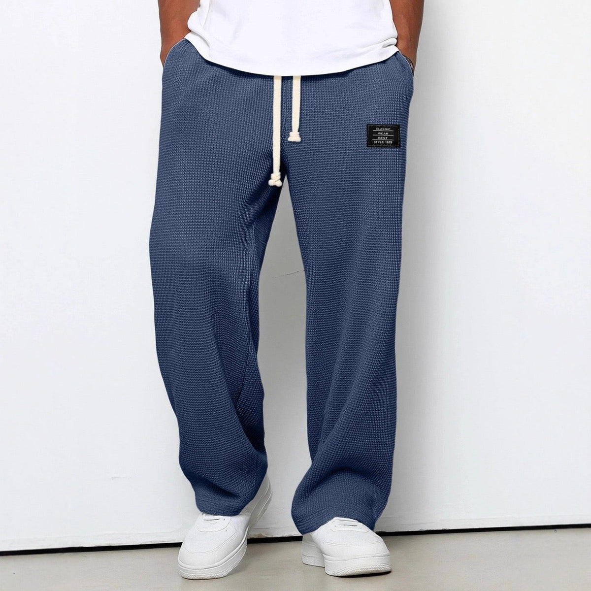 Stef - Comfortabele relaxed herenbroek met elastische taille