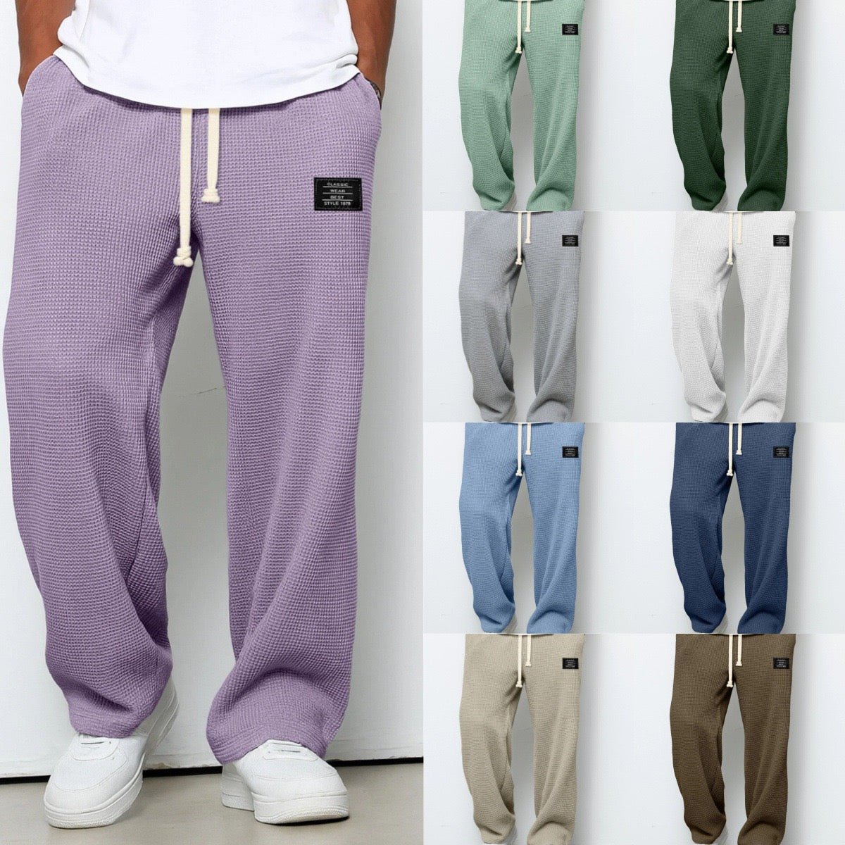 Stef - Comfortabele relaxed herenbroek met elastische taille