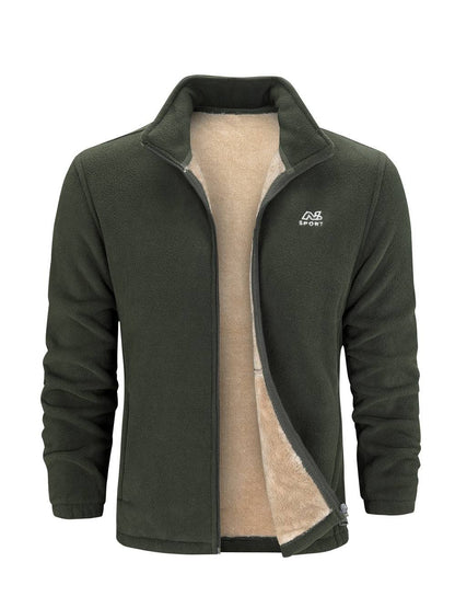Stefan - Fleece vest met opstaande kraag voor heren